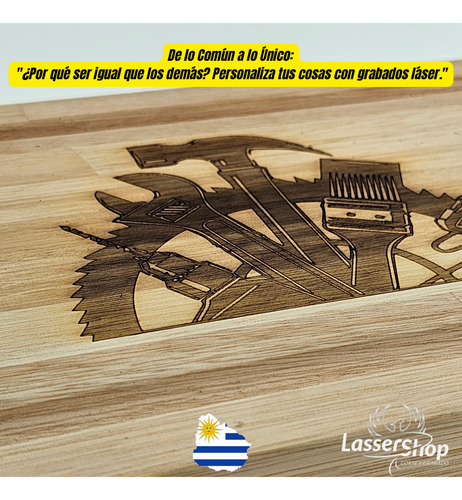 Imagen 6 de 12 de Grabado Láser Personalizado En Metal, Diseños Únicos, Propio