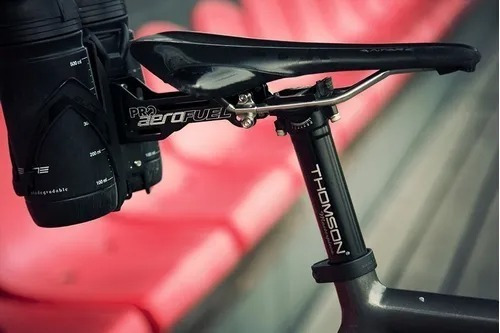 Porta Caramañola Bajo Asiento Shimano Pro Tria -lucas Bike Color Negro