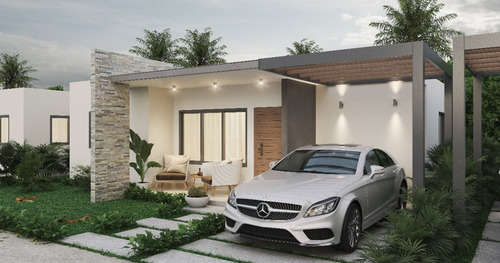 Imagen 1 de 15 de Villa En Venta En Punta Cana Desde Us$95,000 En Residencial Cerrado Con Piscina Tipo Playa Desde 68 Metros Cuadrados En Adelante Excelente Para Inversión Y Vacacionar