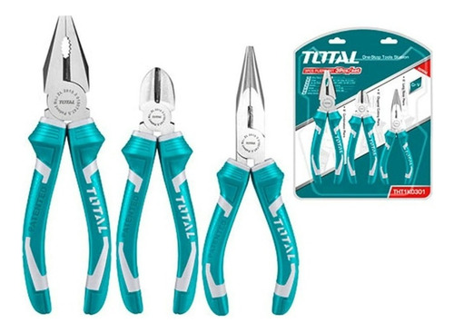 Alicates Pack 3 Piezas Total Linea Profesional