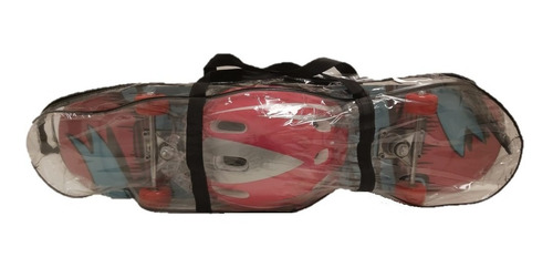 Sport Runner Skate Estampada Lija Patineta + Protecciones