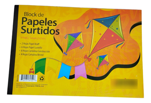 Block De Papeles Suridos  18hojas