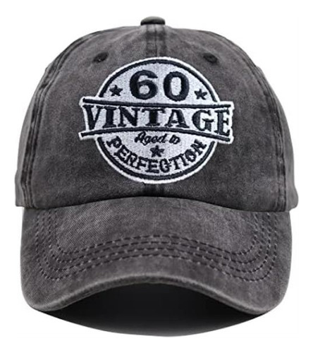 Regalos 60 Cumpleaños Mujeres Y Hombres, Sombrero Vintage A