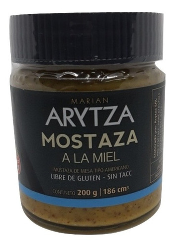 Mostaza Arytza A La Miel 200g. - Libre De Gluten