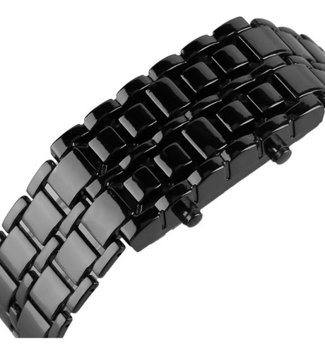 Reloj De Lava Negro, Mxker-005, 5 Pzas, Longitud 19.4cm, Anc Correa Negro