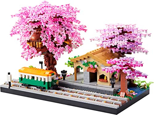 Bidiutoy Sakura Tree House Building Kit, City Architecture E