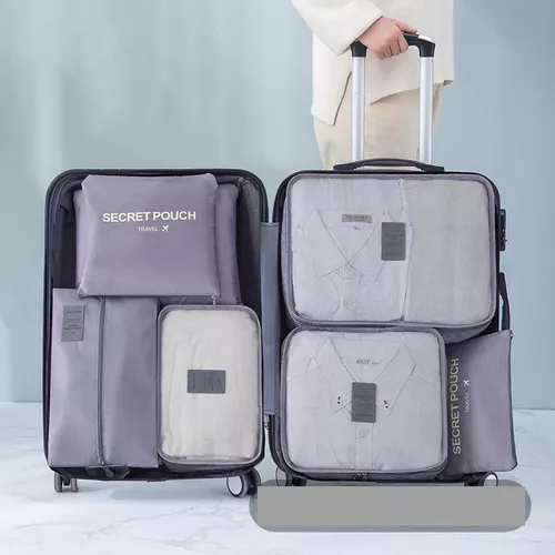 Organizador De Viaje Valija Set X6 Kit Estuche Ropa Neceser