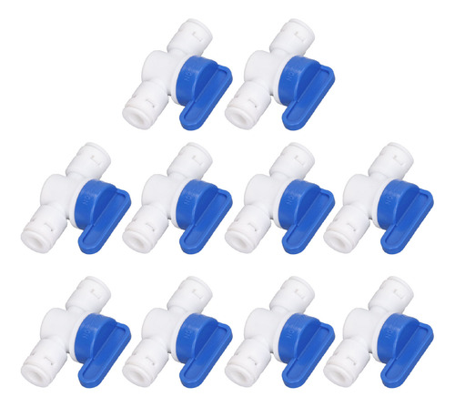 Water Purifiers Pipe Fitting 10 Pcs Inline Ball Valve Mini