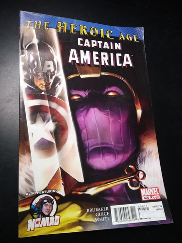 Captain America #606 Brubaker Marvel Comics En Ingles