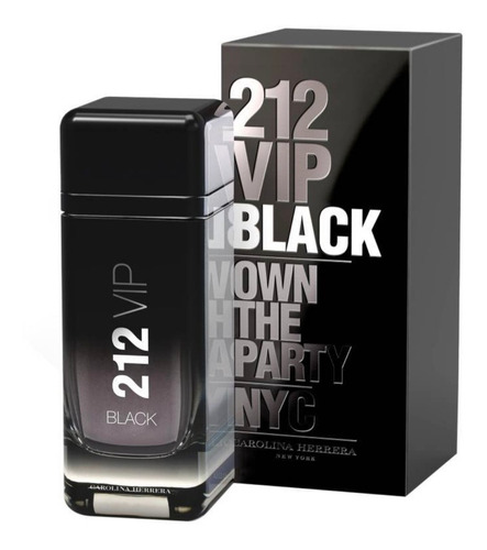 212 Vip Men Black 200ml Edp - Carolina Herrera 