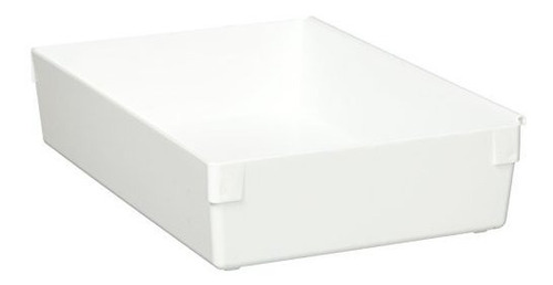 Organizador De Cajones Rubbermaid, 9x6x2  Blanco.