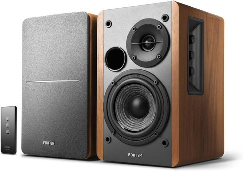 Imagen 1 de 6 de Par Bocinas Edifier R1280t Activos Amplificados Color Madera