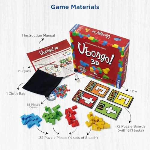 Ubongo 3d - Un Juego De Kosmos | Juego De Rompecabezas Geomé