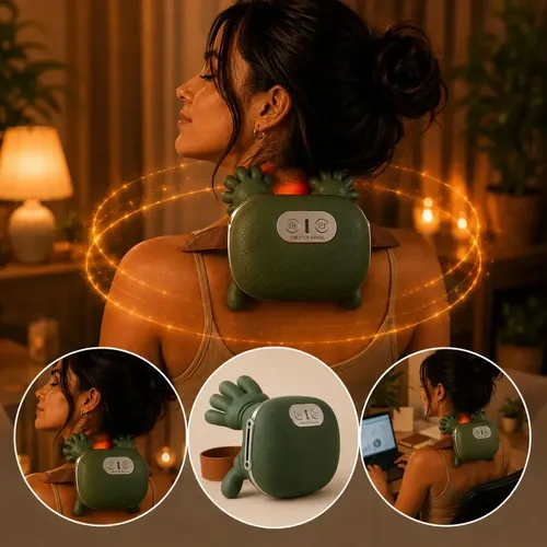 Massageador Maozinha 3d Creator Brasil Eletrico E Sem Fio Com Aquecimento