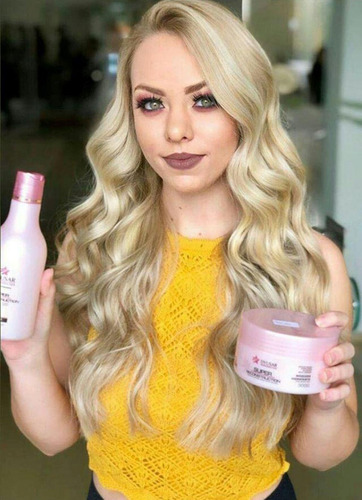 Kit Dyusar Reconstrução: Shampoo + Máscara + Queratina