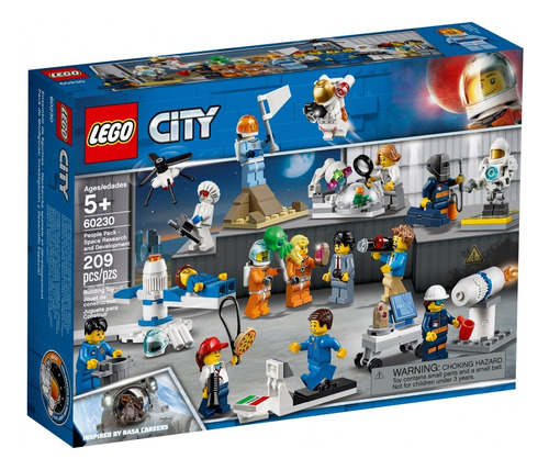 Lego City Minifigura Investigación Desarrollo Espacial 60230