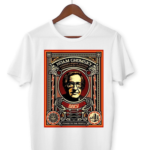 Remera Noam Chomsky Colores Vibrantes