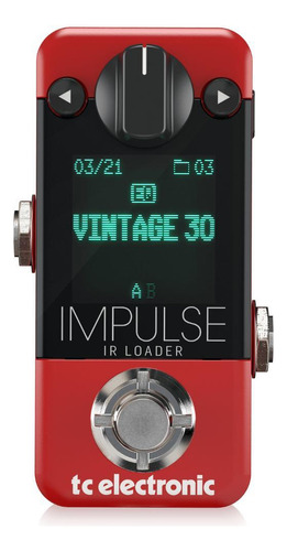 Pedal De Guitarra Impulse Ir Loader Da Tc Eletronic