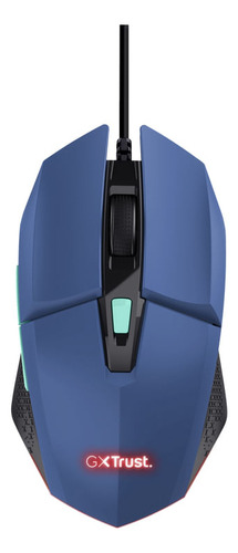 Mouse Trust Gxt 109 Felox Gamer Alambrico Azul