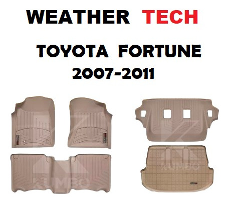 Alfombras Weather Tech Toyota Fortune 2007-2011