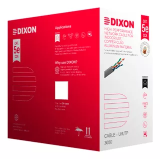 Cable Utp Dixon Cat 5e Cca Super Economico Mod 3050 Oferta