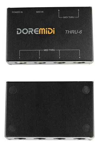 comprar Conversor Divisor Midi Thru Doremidi 1 Em 6 Saídas Host Plug
