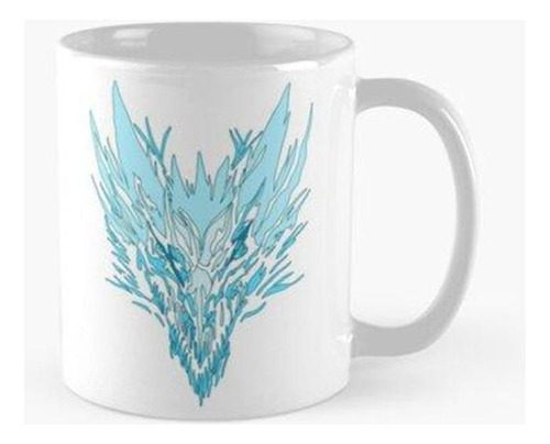 Taza Mystic White Ice Frost Winter Tales Cool Dragons Head C