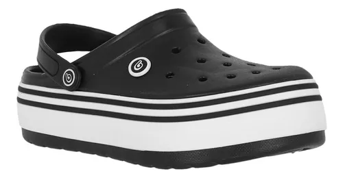 Zueco Bamers Airline High Mujer Negro Cuotas sin inter s