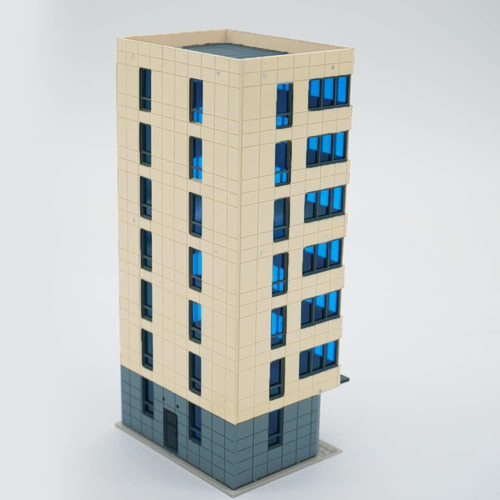 Outland Models Railway Moderno Edificio Ciudad Alto