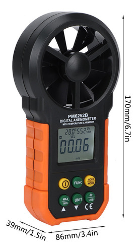 Anemómetro Usb Digital Multifuncional