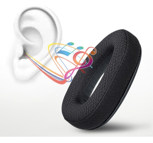 2 Peças De Fones De Ouvido Para Sennheiser Gsp300, Estilo: R