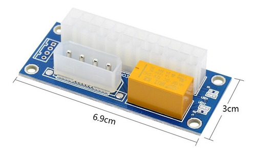 Imagem 2 de 6 de Add2psu Atx Placa Para Ligar 2 Fontes Mineração Rig Eth Btc