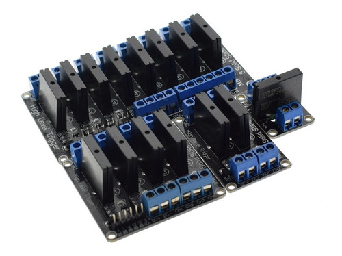 Imagen 3 de 4 de Rele De Estado Solido (ssr) 4 Canales 5vdc G3mb-202p