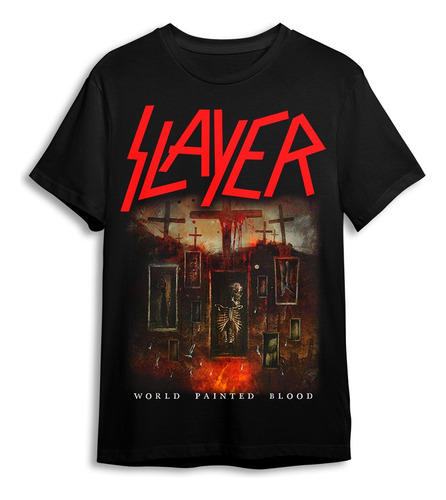 Polera Slayer - World Painted Blood - Holy Shirt