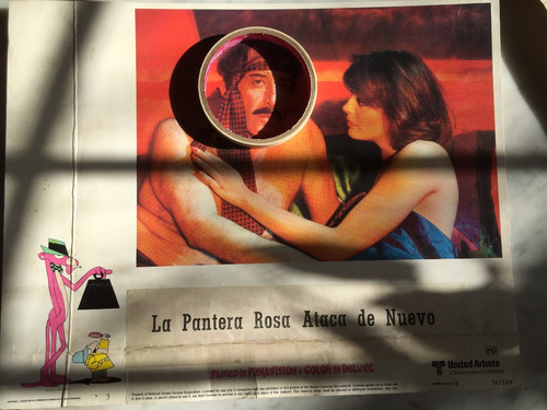 Mini Poster Nº 2 La Pantera Rosa Ataca De Nuevo Peter Seller