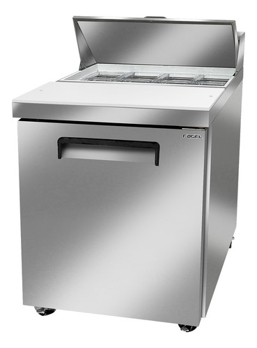 Mesa Refrigerada Acero Fogel/san Son 0.70 X 0.77 X 1.02 Mt Color Gris