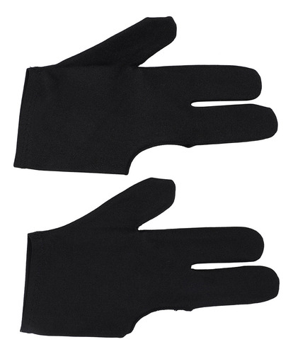 2 Pcs Unisex Snooker Billiard Guante De La Mano