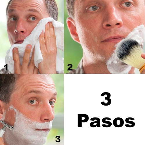 Kit Barbería Rastrillo Mariposa Clásico + Brocha De Afeitar