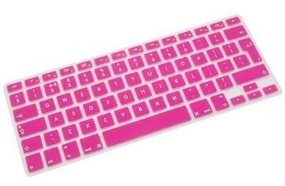 Protector Teclado Silicona Macbook Pro 13/15/17 Español Rojo