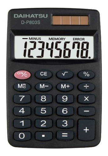 Calculadora Daihatsu D-p803s De Bolsillo Ag Of Casiocentro