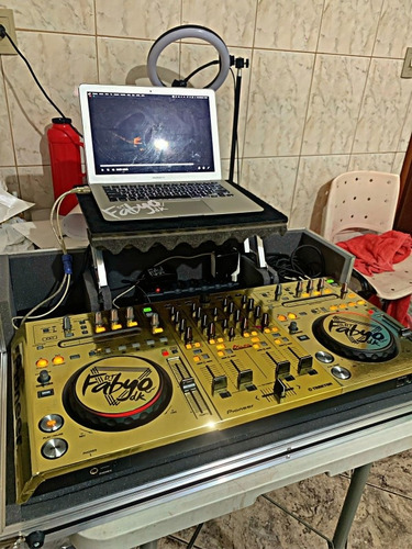 Adesivos Skin Gold P/ Controladora Pioneer Ddj-sx Ou Sx2 Sx3