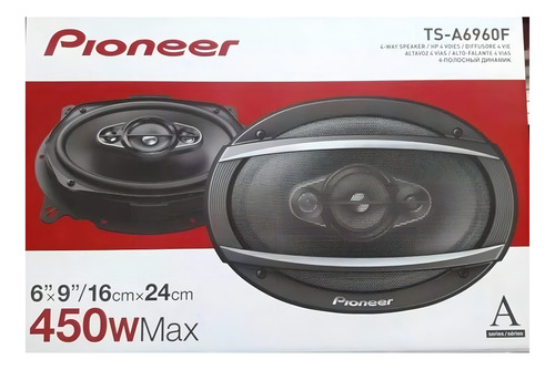 Pioneer Ts-a6960f 4-way Coaxial Speaker, 6 X 9