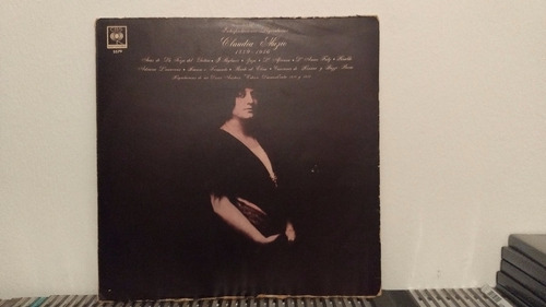 Claudia Muzio 1889 - 1936 Vinilo Nacional 1974 Rossini