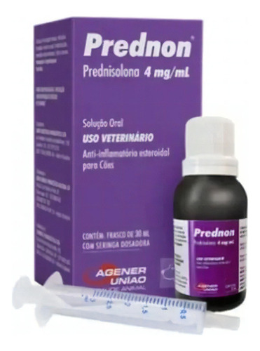 Prednon 4mg/ml- Prednisolona Solução Oral 30ml Agener