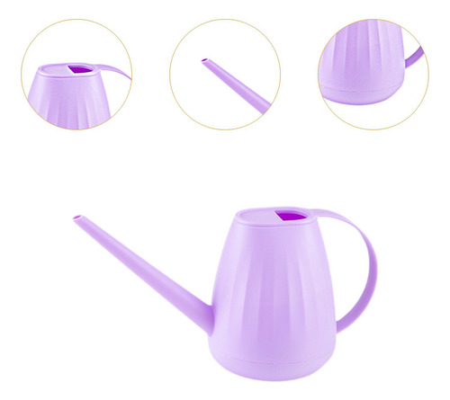 Regadera De 2l, Práctica, Ligera, Con Mango Púrpura