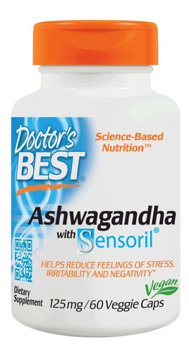 Doctor's Best Ashwagandha Con Sensoril, Sin Ogm, Sin Gluten