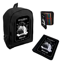 Comprar Combo Escolar Mochila Carpeta Cartuchera Death Note M32