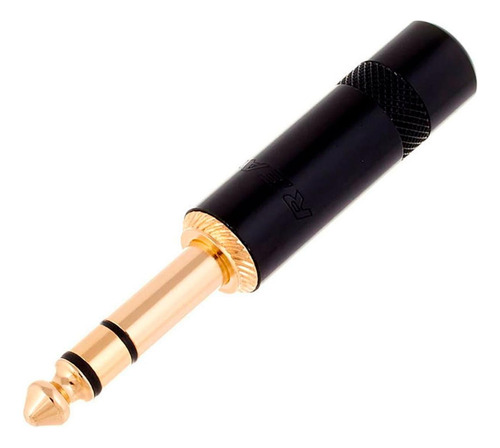 Conector Plug Trs Rean By Neutrik Nys228bg Negro