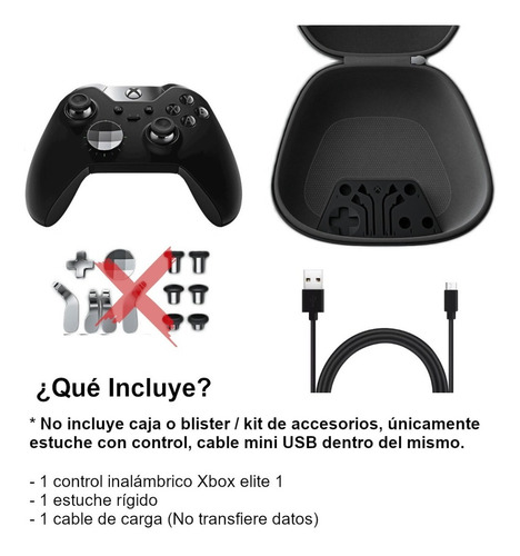 Imagen 2 de 3 de Control Xbox One Elite 1 Inalámbrico Demo Sin Accesorios