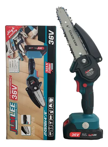 Motosserra Eletrica 36v Bateria Portatil 4 Com 6 Polegada